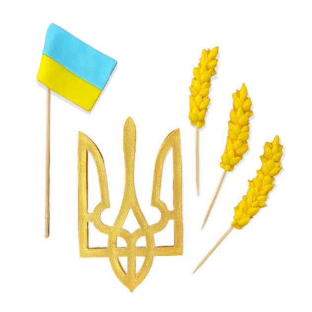 Набір цукрових топерів Вільна Україна БРАК