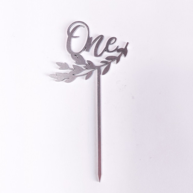 Топер ХДФ One срібло