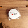 Наклейки ∅-40 мм (50 шт.) "Hand made"