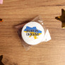 Наклейки ∅-40 мм (50 шт.) "MADE IN UKRAINE"