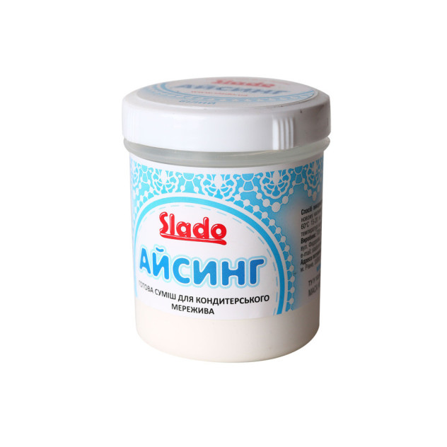 Айсінг ванільний білий Slado 100 гр