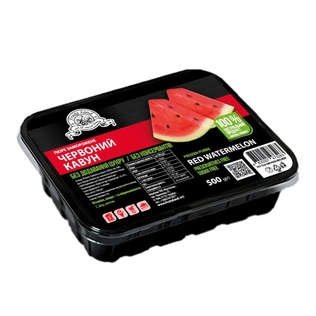 Пюре з кавуна Fruityland заморожене без цукру,500 г