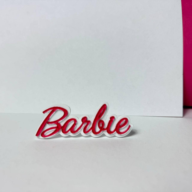 Топер акриловий Barbie Золото
