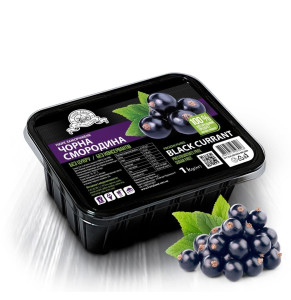Смородина чорна пюре FruityLand заморожене без цукру, 1 кг