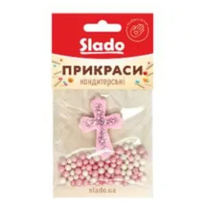 Прикраса для торта Рожева зоря 15г