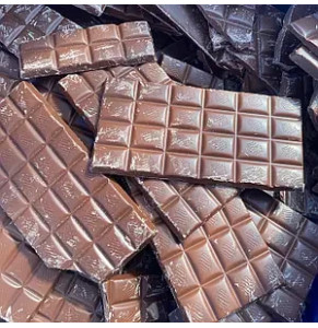 Шоколад молочний МИР 36% 0,5 кг ламаними плитками