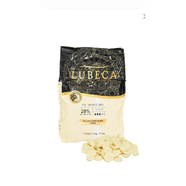 Білий шоколад Lubeca WEISSE 29% 1 кг