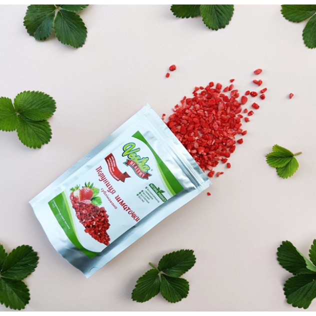 Полуниця сублімована шматочки ТМ Vestra, 20 г